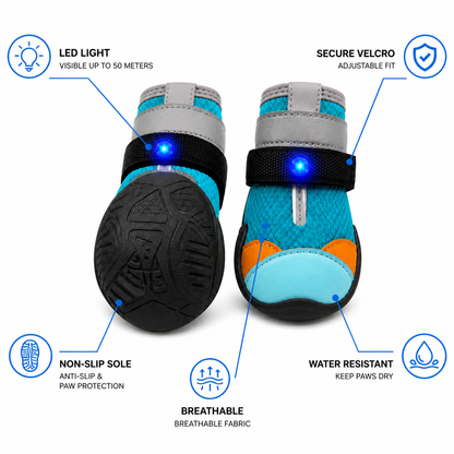 GlowPaws™: LED boots for dogs