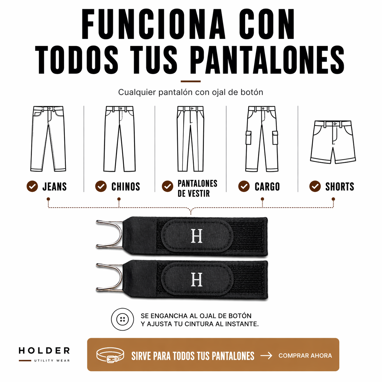 HOLDER- Ajustador de Cintura